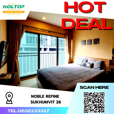 คอนโดให้เช่า : #S3299 ให้เช่า Noble Refine Sukhumvit 26