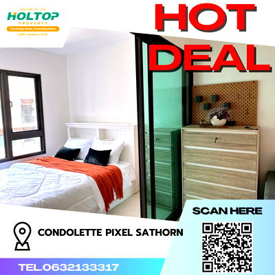 Condos for rent Ngamduplee Station : #S3319  For Rent Condolette Pixel Sathorn