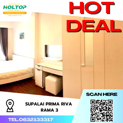 คอนโดให้เช่า : #S3321 ให้เช่า Supalai Prima Riva Rama 3