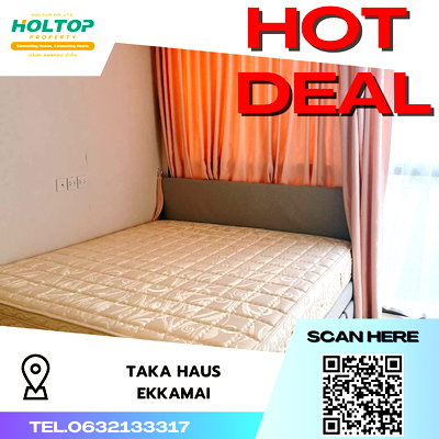 คอนโดให้เช่า : #S3338 ให้เช่า TAKA HAUS Ekkamai