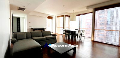 คอนโดให้เช่า : 🔼🔽 AccomA 📩 Double High Ceiling 2 BR Condominium @Langsuan Ville (AA11558)