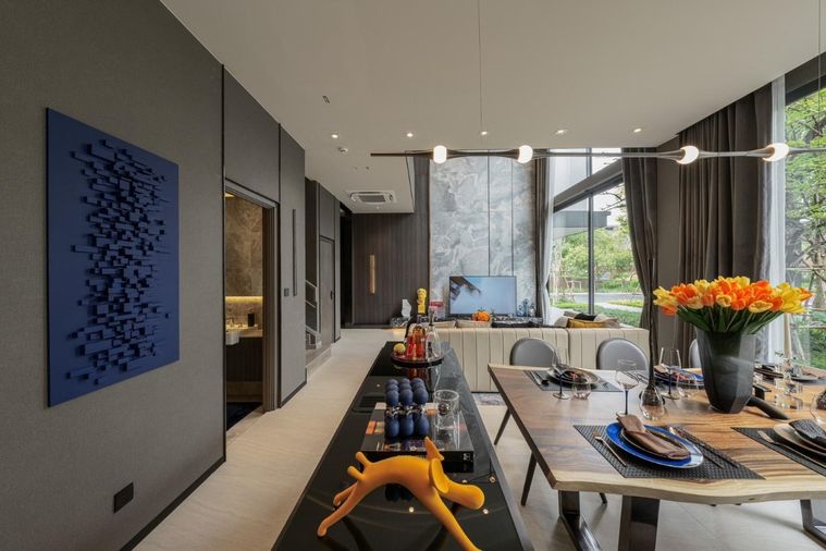 4-bed house for sale, 434 sqm, 50 sq wah, Artale Asoke - Rama 9
