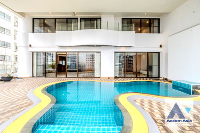 Condos for rent : 🔼🔽 AccomA 📩 Ultra luxury duplex with private pool and skyline views in Sukhumvit (24299)