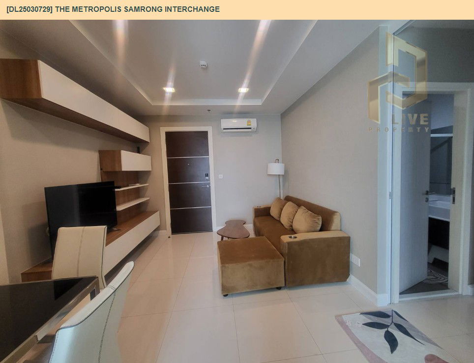 picture DL25030729 Condo for rent, The Metropolis Samrong Interchange near BTS Samrong, ready to move in, call urgently 0638692663 LineID @655ebbvc - 2/7