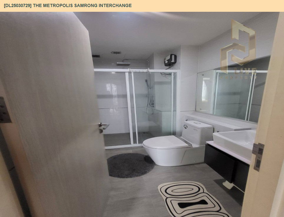 picture DL25030729 Condo for rent, The Metropolis Samrong Interchange near BTS Samrong, ready to move in, call urgently 0638692663 LineID @655ebbvc - 7/7