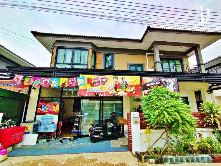 ขายบ้านเดี่ยว : ขายบ้านเดี่ยว หมู่บ้านภิภาพร แกรนด์5 ต่อเติมโรงจอดรถฟรีแอร์ 6 ตัว