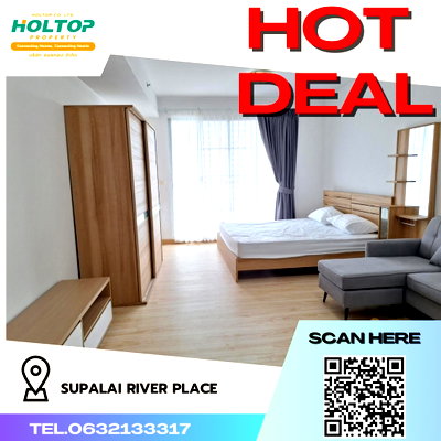 คอนโดให้เช่า : #R3344  ให้เช่า Supalai River place