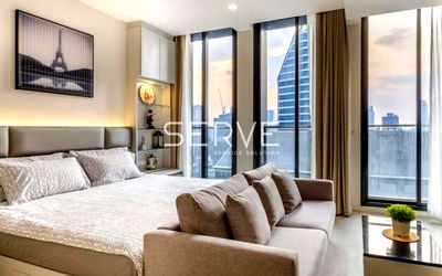 คอนโดให้เช่า : Nice Room Studio with Partition Perfect Location Directly connecting to BTS Phloen Chit / For Rent-Noble Ploenchit