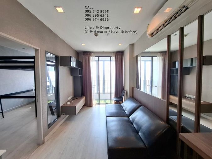 ให้เช่า  ไอดิโอ โมบิ สาทร   1 ห้องนอน ,  ไม่มีเครื่องซักผ้า ติด BTS กรุงธนบุรี ใกล้ไอคอนสยาม เจริญนคร