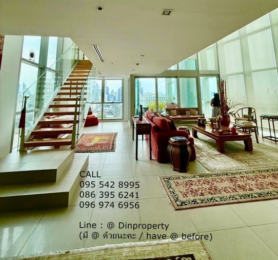 Rent.The River 4 Bedrooms , River View ,BTS SaphanTaksin , ICONSIAM
