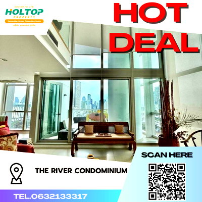 คอนโดให้เช่า : #S3384 ให้เช่า The River Condo