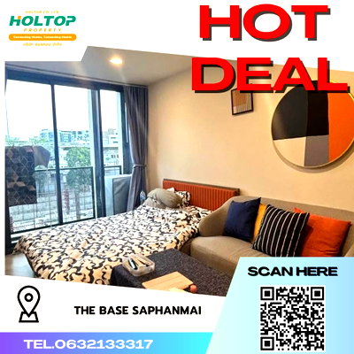 คอนโดให้เช่า : #R3378 ให้เช่า THE BASE Saphanmai