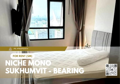 Condos for rent : For rent ✨ Niche Mono Sukhumvit - Bearing ✨ Fully furnished and electric appliances, near BTS Bearing