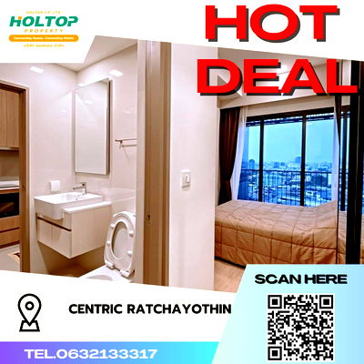 Condos for rent พหลโยธิน 35 : #3396 For Rent Centric Ratchayothin 