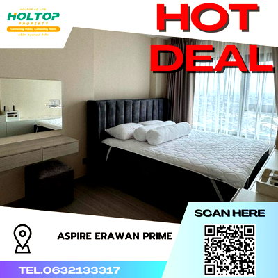 Condos for rent Paolo Hospital Phrapradaeng : #S3413 For Rent Aspire Erawan Prime 