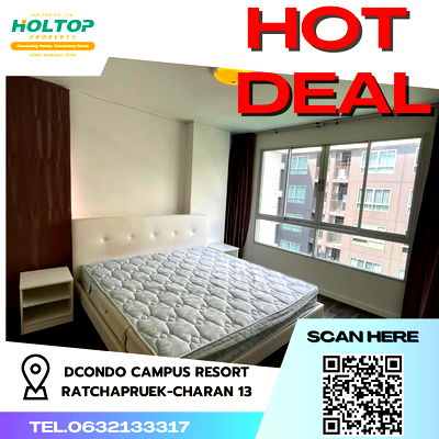 Condos for rent Phasi Charoen : #R3437 Condo for rent   Dcondo Campus Resort Ratchapruek-Charan 13