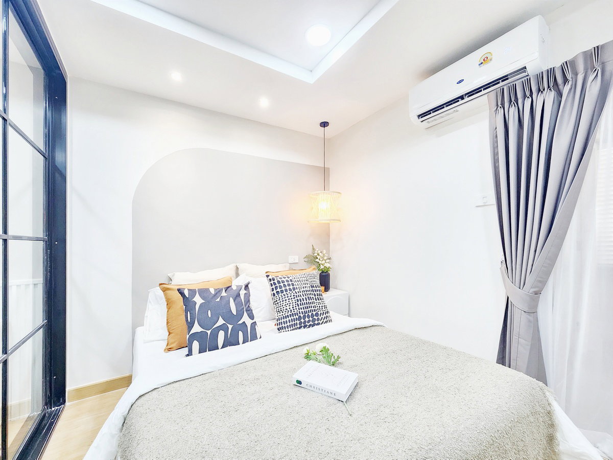 Happy Condo Ratchada 18, a very cute room with an installment price starting at only 5,000 baht, convenient travel, ready to move in