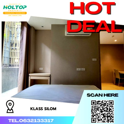 คอนโดให้เช่า : #R3447 ให้เช่า คอนโด Klass Silom