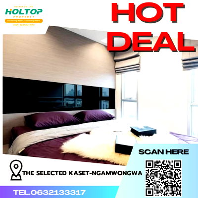 Condos for rent : #R3450 Condo for rent  The Selected Kaset-Ngamwongwan
