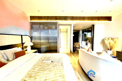 คอนโด ไทวัสดุ พัทยาใต้ : ขายคอนโด Arom Jomtien 1 ห้องนอน 33 ตร.ม. วิวทะเลฝั่งพัทยา ชื่อต่างชาติ ราคาต่ำกว่าหน้าโครงการ