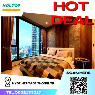 คอนโดให้เช่า : #R3446  ให้เช่า  คอนโด HYDE Heritage Thonglor