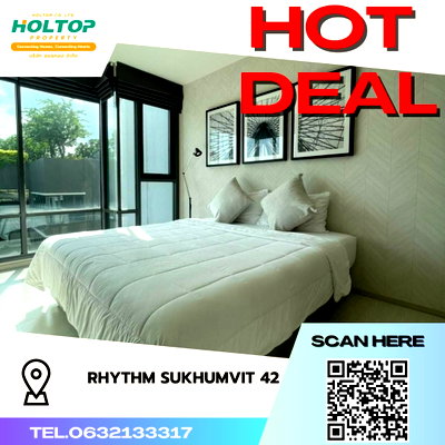 Condos for rent : #S3414 For Rent Rhythm Sukhumvit 42