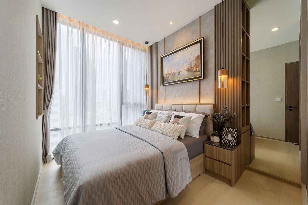 picture The Extro Phayathai Rangnam【𝐒𝐄𝐋𝐋 & 𝐑𝐄𝐍𝐓】🔥Super modern luxury condo Completely decorated in a cream tone style🔥 Contact Line ID: @hacondo - 3/10