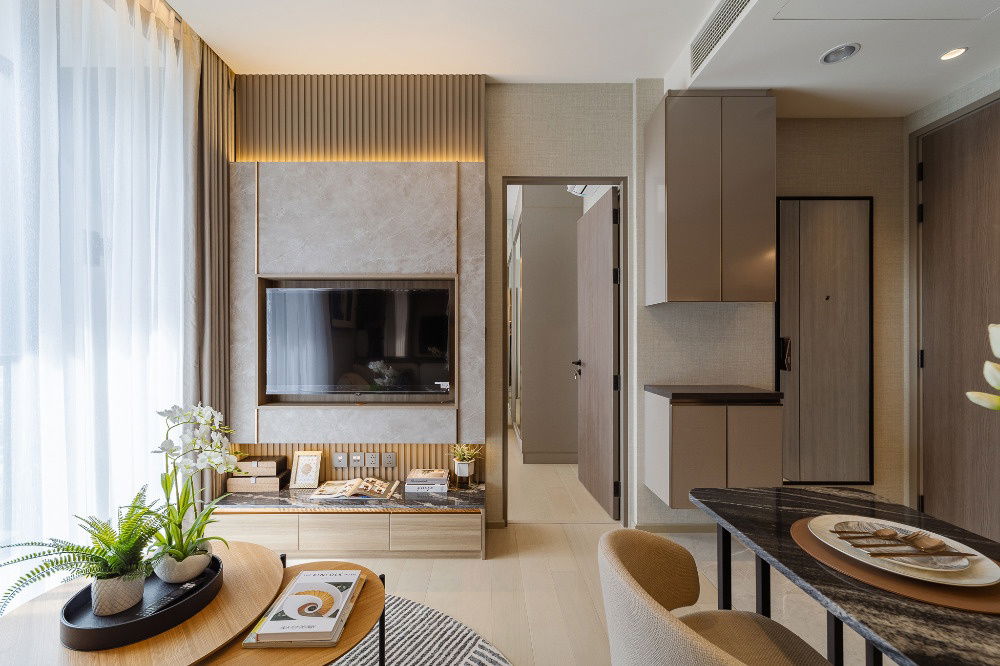 picture The Extro Phayathai Rangnam【𝐒𝐄𝐋𝐋 & 𝐑𝐄𝐍𝐓】🔥Super modern luxury condo Completely decorated in a cream tone style🔥 Contact Line ID: @hacondo - 6/10