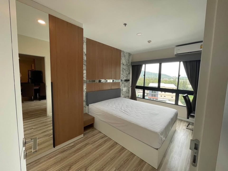 picture Please add Line only // 💞Plus condo, 24th floor, 2 bedrooms, ready to move in - 1/8