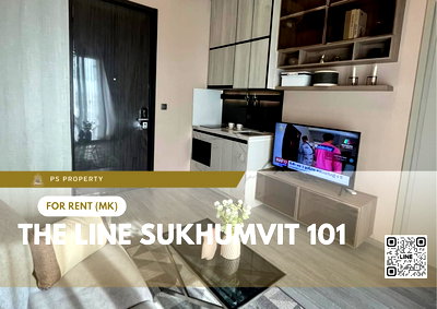 คอนโดให้เช่า : ให้เช่า 📍 THE LINE Sukhumvit 101 📍 เฟอร์นิเจอร์ และ เครื่องใช้ไฟฟ้าครบ ใกล้ BTS ปุณณวิถี
