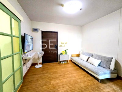 Condos for rent Chaturathit Road : 1 Bed Fully Furnished Nice Room Good Location Close to  MRT Phra Ram 9  @ Supalai Veranda Rama 9