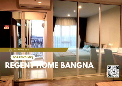Condos for rent : For rent 🔥 Regent home bangna 🔥 Fully furnished and equipped with electrical appliances, near BTS Bangna