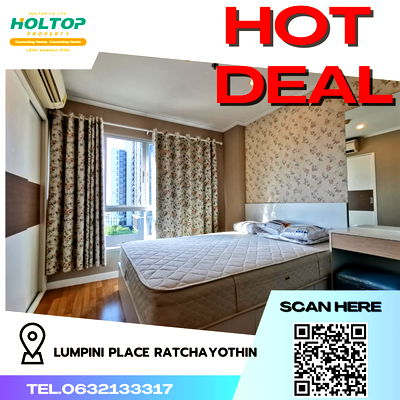 Condos for rent พหลโยธิน 35 : #R3535  Condo for rent Lumpini Place Ratchayothin