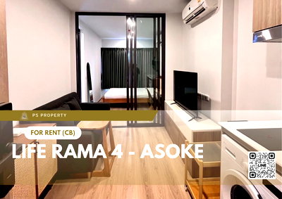 Condos for rent : For rent 📍 Life Rama 4 - Asoke 📍 Near MRT Queen Sirikit Center, complete with furniture and electrical appliances