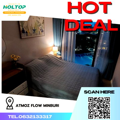 Condos for rent : #R3560 Condo for rent Atmoz Flow Minburi 