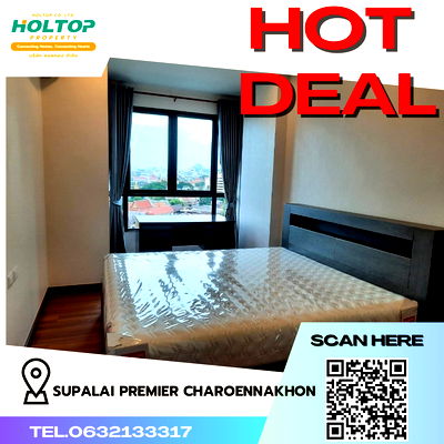 Condos for rent ตลาดปากคลองตลาด : #R3561 Condo for rent Supalai Premier Charoennakhon
