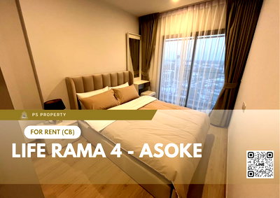 Condos for rent : For rent 🔥 Life Rama 4 - Asoke 🔥 Fully furnished and equipped with electrical appliances, near MRT Queen Sirikit Center