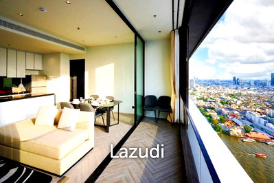 Condos for rent : 2 Bed 2 Bath  78 SQ.M Chapter Charoennakhorn-Riverside