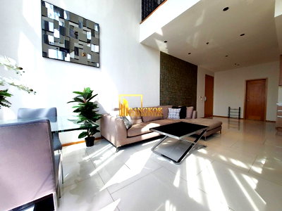 คอนโดให้เช่า : Emporio Place - Modern 1 Bed Duplex For Rent in Phrom Phong - BR2212CD
