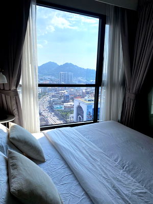Condos for rent Kasetsart University Si Racha Campus : Please add Line only // 💞Keen sriracha 20th floor, mountain view, city view