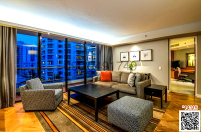 คอนโดให้เช่า : เช่า Chatrium Residence Sathon Bangkok ขนาด 2 ห้องนอน สามารถเลี้ยงสัตว์ได้ 