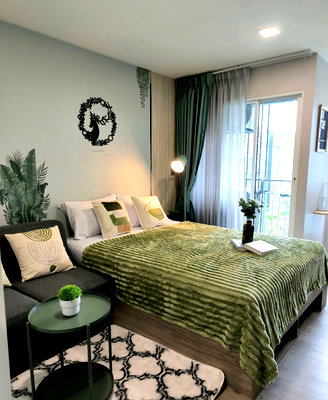 Condos for rent Khlong Luang Pathumthani : rent: Kave Town Island, beautiful, ready to move in, near Bangkok University. Interested, add Line @841qqlnr