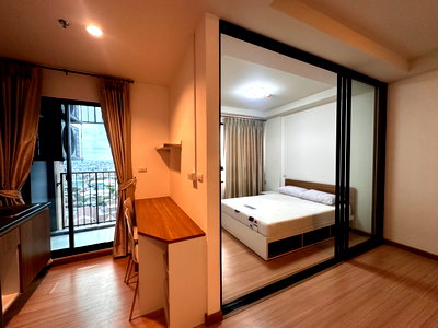 Condos for rent HomePro Rama 2 : Condo for rent, J Condo (Sathorn-Kanlapaphruek) Size 31 sq m, 18th floor, Building A 1 bedroom, 1 bathroom  Beautiful room, only 8,000 baht