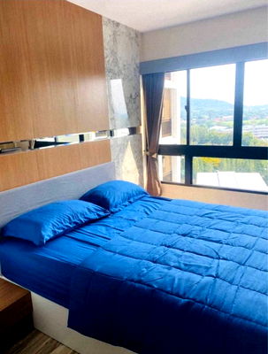 Condos for rent Kasetsart University Si Racha Campus : Please add Line only // 💞Plus 𝘀𝗿𝗶𝗿𝗮𝗰𝗵𝗮 Corner room, 14th floor, ready to move in!