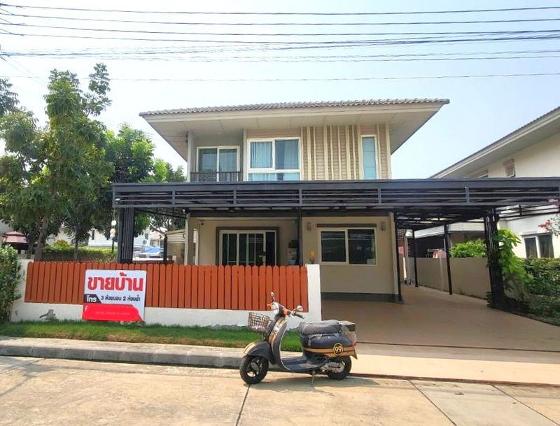 ขายบ้านเดี่ยว : ขายด่วน บ้านเดี่ยว หลังมุม คณาสิริ ชัยพฤกษ์-วงแหวน54 ตรว. ต่อเติมลงเสาเข็มรอบบ้าน