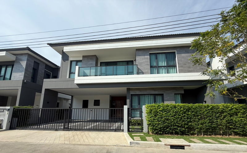 บ้านเดี่ยวให้เช่า : [เช่า | RENT] 📍บ้านเดี่ยว The City Bangna (โครงการใหม่) 🔥ใกล้เมกะบางนา🔥 ตกแต่งพร้อมเข้าอยู่🔥