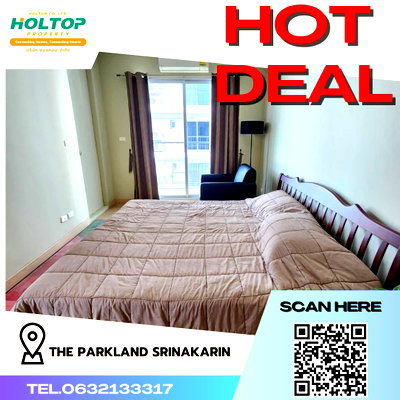 คอนโดให้เช่า : #R3614 ให้เช่าคอนโด The Parkland Srinakarin