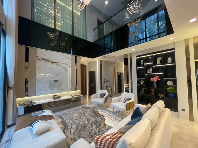 4-bed house for rent, 440 sqm, 2 sq wah, THE GENTRY CULTIVAR RAMA 9
