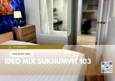Condos for rent : For rent ✨ IDEO Mix Sukhumvit 103 ✨ Fully furnished and equipped with electrical appliances, near BTS Udomsuk