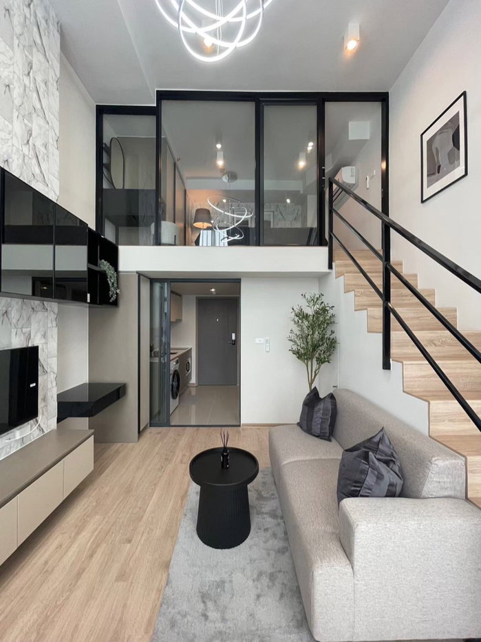 picture Ready to move in : " 𝐈𝐝𝐞𝐨 𝐑𝐚𝐦𝐚 𝟗 - 𝐀𝐬𝐨𝐤𝐞" Studio Hybrid Duplex : Floor 31 Near : MRT-Rama 9 - 6/13
